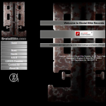 Screen shot of the Brutal Elite Records Ltd website.