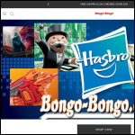 Screen shot of the Bongo Bongo Ltd website.