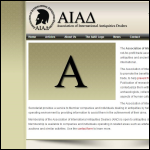 Screen shot of the Association of International Antiquities Dealers website.