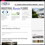 Screen shot of the Hull Resin Floors Ltd website.