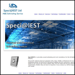 Screen shot of the Speci@lEST website.