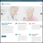 Screen shot of the UKS Medical Diagnostics website.