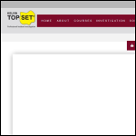 Screen shot of the Kelvin TOP-SET Ltd website.