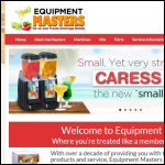 Screen shot of the Equipment Masters Ltd website.