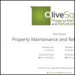 Screen shot of the Olive Square Ltd website.
