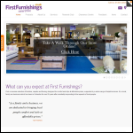 Screen shot of the First Finishings Ltd website.