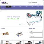 Screen shot of the Jig Patel Ltd website.