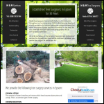 Screen shot of the Combined Tree Services - Tree Surgeons Ltd website.