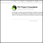 Screen shot of the R S Project Consultants Ltd website.
