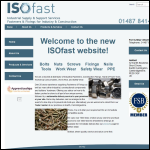 Screen shot of the ISOfast (Industrial Supply & Support Services) Ltd website.