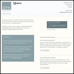 Screen shot of the D.P.A. Surveys Ltd website.