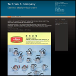 Screen shot of the Shun Ta (Hk) Melamine Products Co. Ltd website.