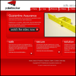 Screen shot of the Pallet Blocker Quarantine Systems Ltd website.