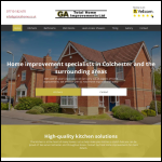 Screen shot of the Mga Home Improvements Ltd website.