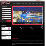 Screen shot of the Mayfair Estates website.