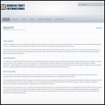 Screen shot of the Arabica Trust International website.