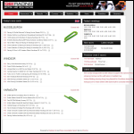 Screen shot of the Gbi Racing Ltd website.