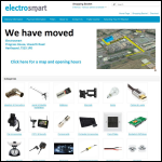 Screen shot of the Electrosmart Ltd website.