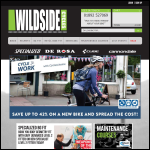 Screen shot of the Wildside Clothing Ltd website.