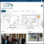 Screen shot of the Gesellschaft Fuer Europabildung (Geb) Ltd website.