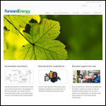 Screen shot of the Forward Energy (UK) Ltd website.