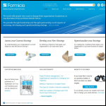 Screen shot of the Formicio Ltd website.