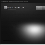 Screen shot of the Unity Trucks Ltd website.