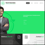 Screen shot of the David Tate Associates Ltd website.