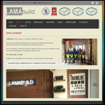 Screen shot of the Lamabuild Ltd website.