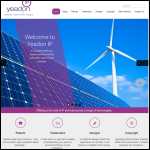Screen shot of the Yeadon Ip Ltd website.