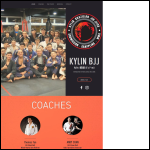 Screen shot of the Carlson Gracie Jiu Jitsu Ltd website.
