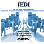 Screen shot of the Corporate Jedi website.