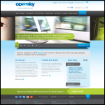 Screen shot of the Open Sky Solutions Ltd website.
