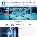 Screen shot of the Advanced Environmental Technologies Ltd website.