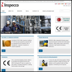 Screen shot of the Inspecco Ltd website.