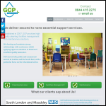 Screen shot of the Gcp Facilities Ltd website.