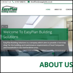 Screen shot of the Easy Building Solutions Ltd website.