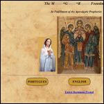 Screen shot of the Sorted Church website.