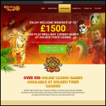 Screen shot of the Golden Tiger Ltd website.