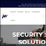 Screen shot of the J W Products Ltd website.