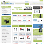 Screen shot of the Intecbrackets Ltd website.
