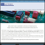Screen shot of the Continent Electronics Ltd website.