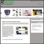 Screen shot of the Atsecure Ltd website.