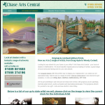 Screen shot of the Chase Arts (Central) Ltd website.