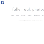 Screen shot of the Fallen Oak Ltd website.