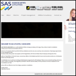 Screen shot of the Saas Associates Ltd website.