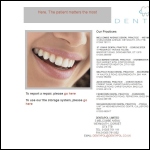 Screen shot of the Christchurch Dental Practice Ltd website.