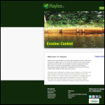 Screen shot of the Haylex Ltd website.