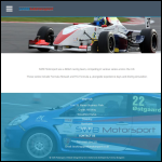 Screen shot of the Swb Motorsport Ltd website.