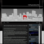 Screen shot of the Cad Precision Ltd website.